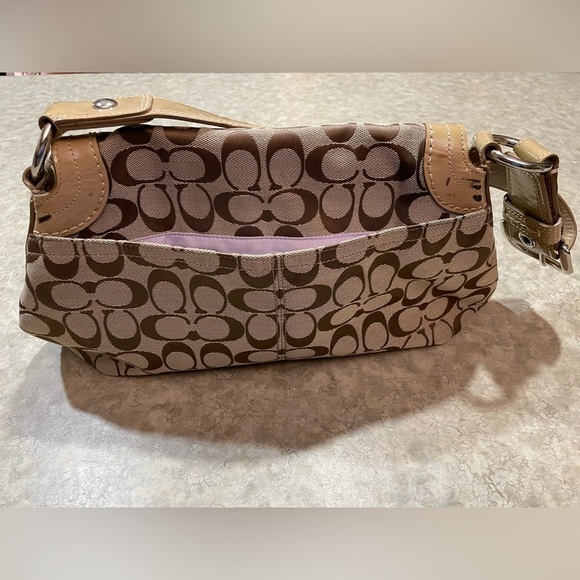 Coach signature Soho pleated Jacquard leather bag - Picture 2 of 10